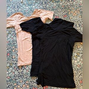 NUMI Signature undershirt x3 bundle nude almond black M medium